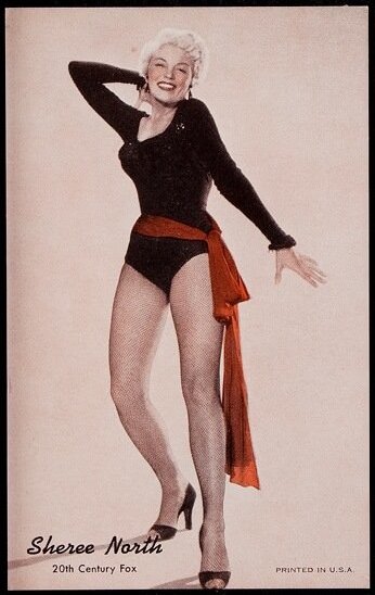1950's Exhibits Hollywood Dancers Sheree North